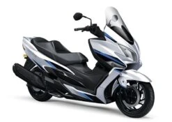 Suzuki Stickerset Zwart/Blauw Burgman 400