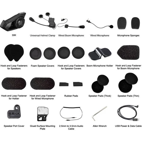 Sena 30K Bluetooth Headset Dual 3 Sena 30K Bluetooth Headset Dual