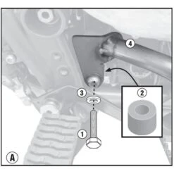 GIVI TN6401AKIT Stalen Valbeugels Onderzijde Motor