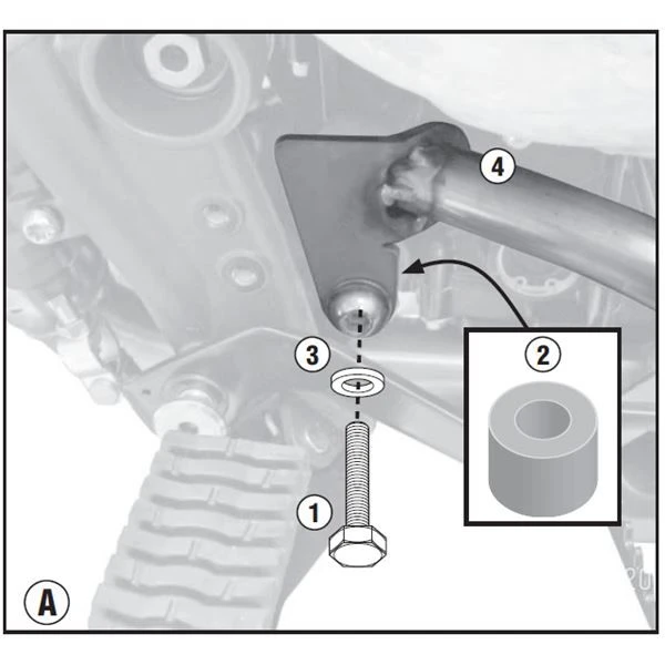 GIVI TN6401AKIT Stalen Valbeugels Onderzijde Motor 3 GIVI TN6401AKIT Stalen Valbeugels Onderzijde Motor