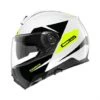 Schuberth C5 Eclipse Motorhelm -Motorfiets Accessoires Winkel c5 eclipse wit geel detail 4 18eb