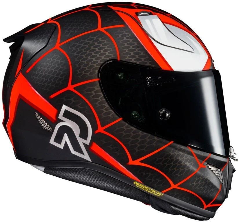 HJC RPHA 11 Spiderman Miles Morales Motorhelm 4 HJC RPHA 11 Spiderman Miles Morales Motorhelm - Afbeelding 2