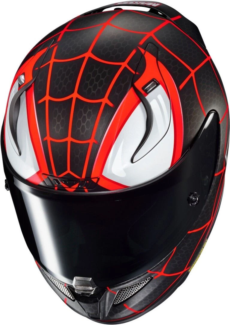 HJC RPHA 11 Spiderman Miles Morales Motorhelm 3 HJC RPHA 11 Spiderman Miles Morales Motorhelm