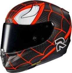 HJC RPHA 11 Spiderman Miles Morales Motorhelm 11 HJC RPHA 11 Spiderman Miles Morales Motorhelm -Motorfiets Accessoires Winkel hjc prha 11 spiderman miles morales b1c2