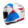 HJC RPHA 11 Texen Motorhelm -Motorfiets Accessoires Winkel hjc rpha 11 texen wit blauw 1 7b1d