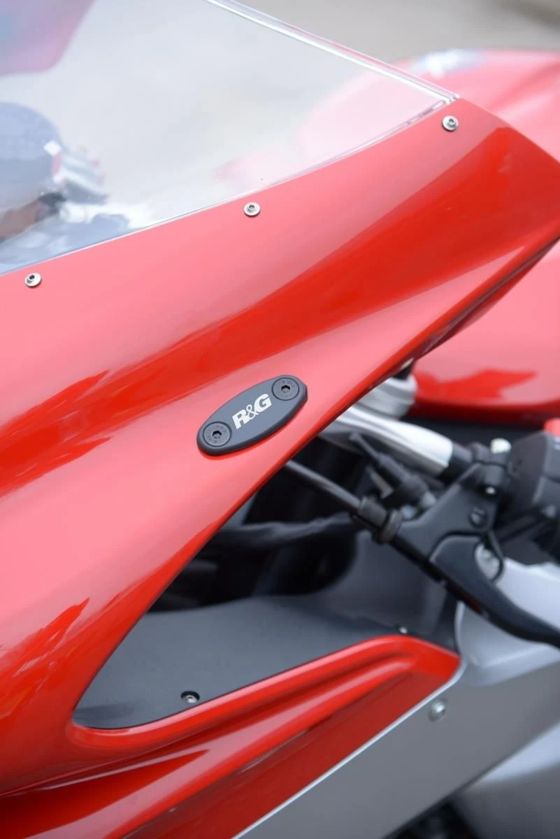 R&G MBP0016BK Spiegelafdekplaat Set Zwart MV F3 11 R&G MBP0016BK Spiegelafdekplaat Set Zwart MV F3 - Afbeelding 9