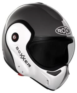 Roof BoXXer Face Motorhelm -Motorfiets Accessoires Winkel roof boxxer face grijs wit 1 620a