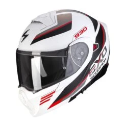 Scorpion Exo-930 Navig Motorhelm -Motorfiets Accessoires Winkel scorpion exo 930 navig wit rood 6752
